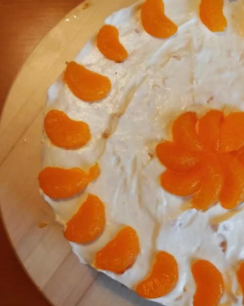Käse-Sahne Torte mit Mandarinen - Lisa kocht!